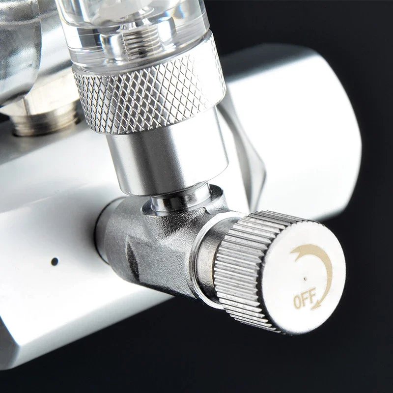 DIY Aquarium CO2 Regulator Magnetic Solenoid Kit Check Valve Fish Tank Accessories CO2 Control System Reactor Generator Set