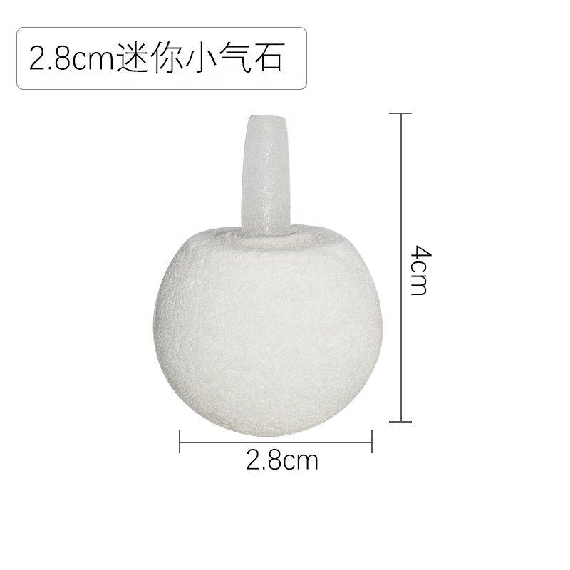 nano round ball spherical diameter 25mm for hydroponics aquaculture fish tank fish pond oxygen aeration aquarium air stone