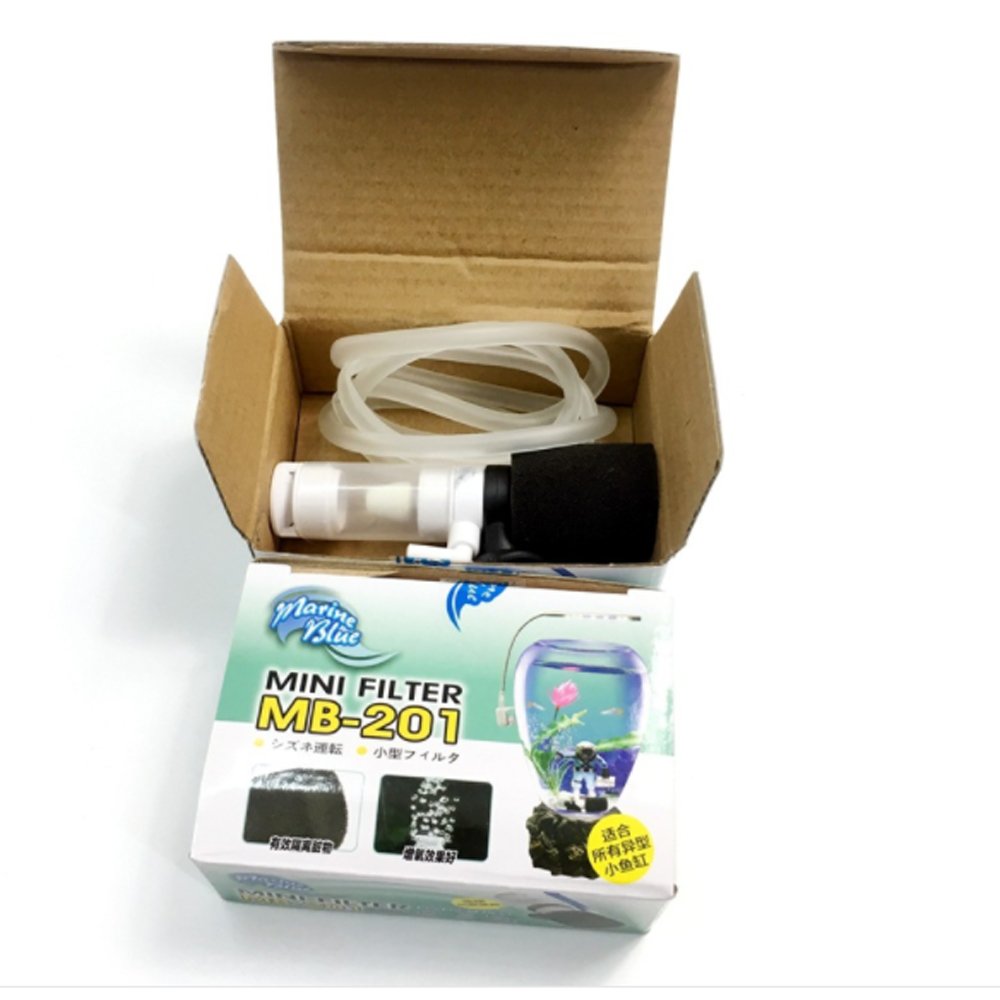 Mini Aquarium Filter Plastic Ultra-quiet Filter Small Fish Tank Mini Aquariums Waterfall Filter