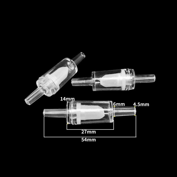 HiSin Non return one way air small plastic mini valve aquarium