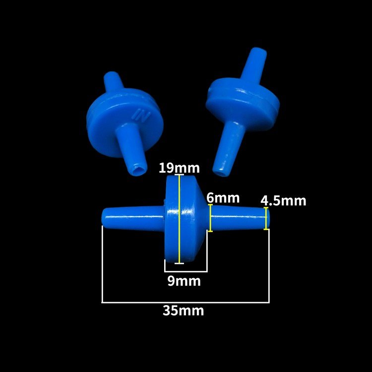 HiSin Non return one way air small plastic mini valve aquarium