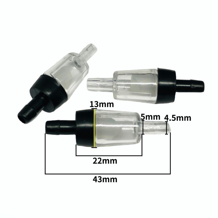 HiSin Non return one way air small plastic mini valve aquarium
