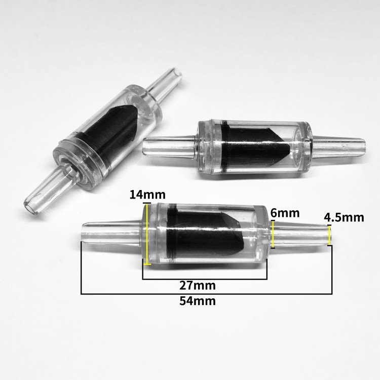 HiSin Non return one way air small plastic mini valve aquarium