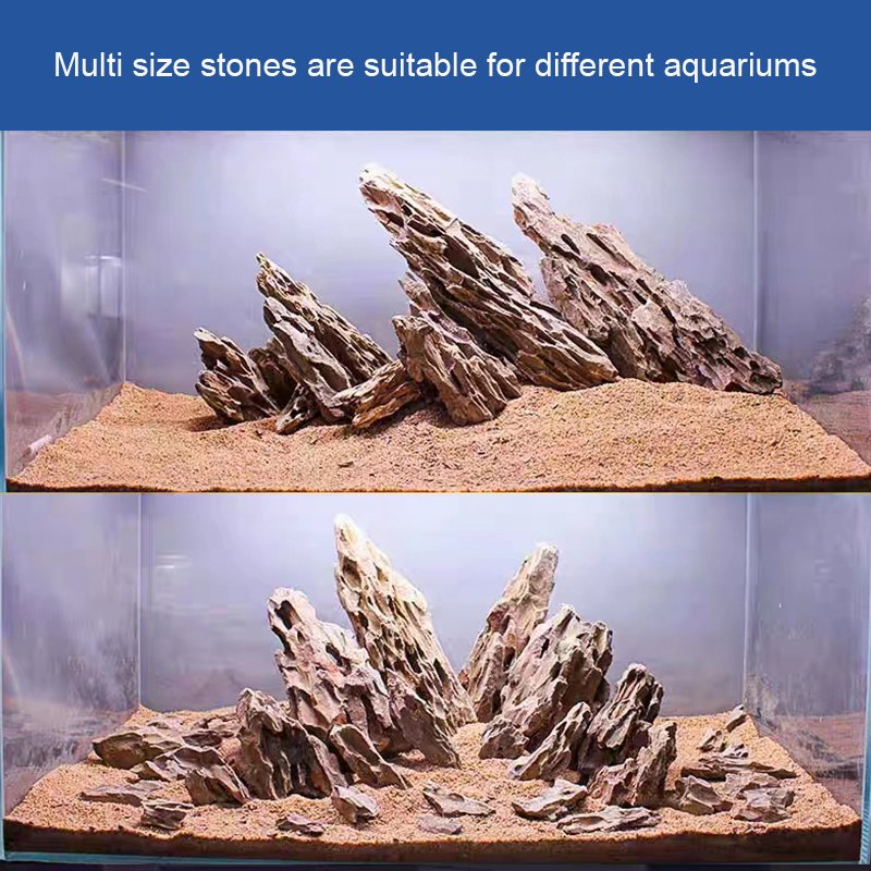 Aquamarine Landscape Dragon Stone Rock Aquarium fish aquarium decoration Pine stone