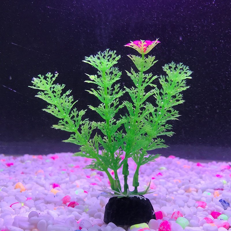 Wholesale Artificial Plastic Plants Aquarium Decor Fish Tank Decoration Ornament