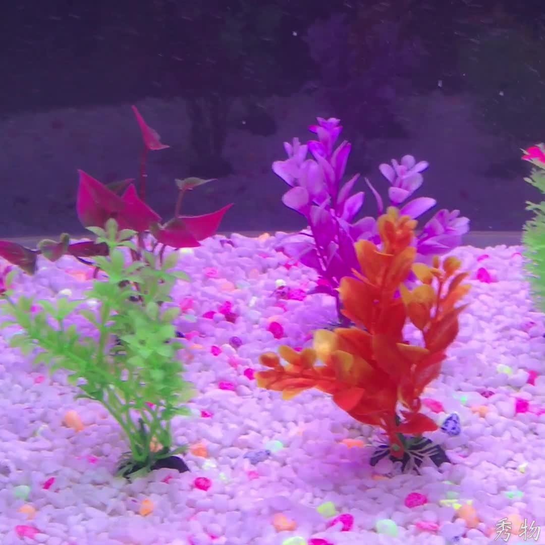 Wholesale Artificial Plastic Plants Aquarium Decor Fish Tank Decoration Ornament