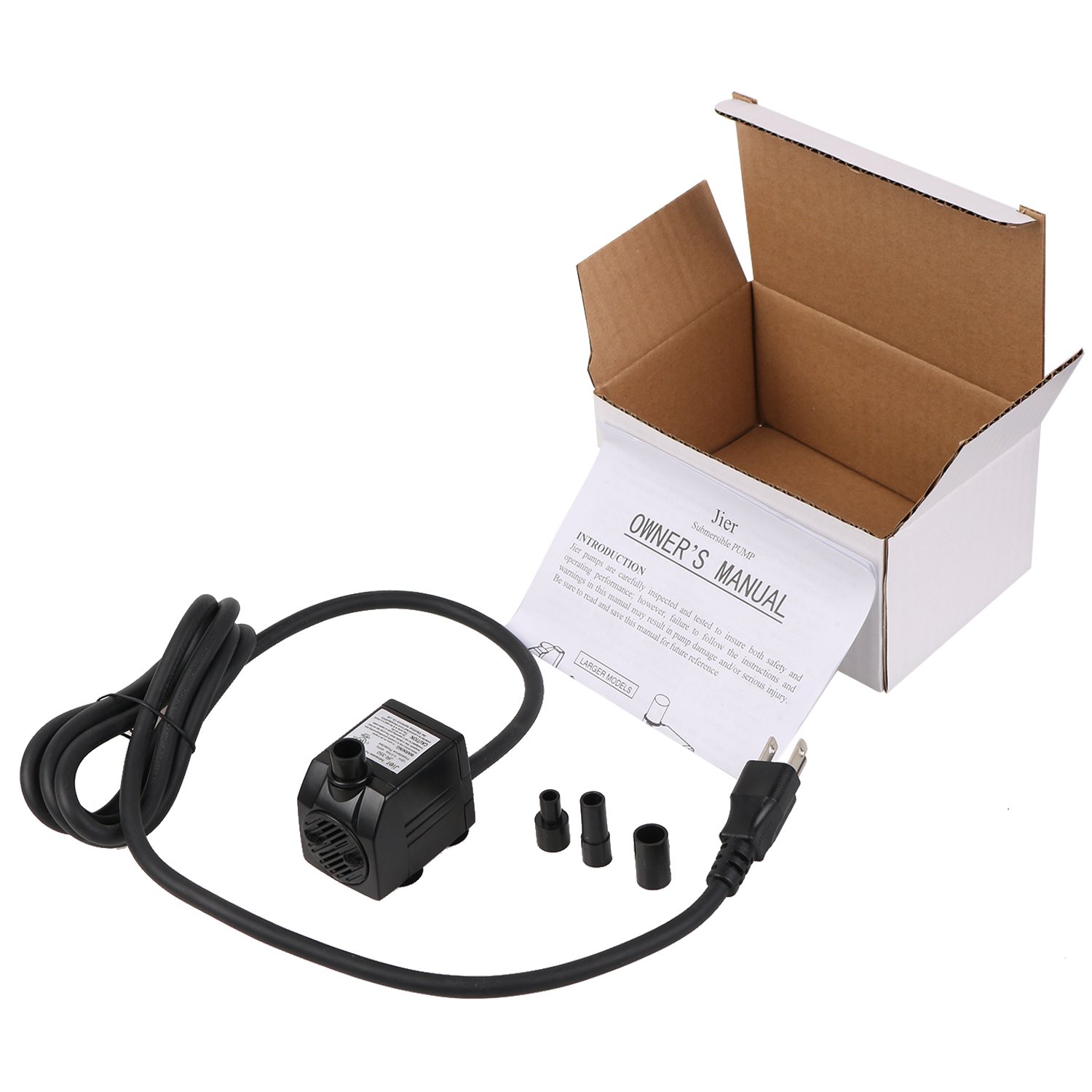 Electric fountain pump 130CM Hmax 12W for aquarium