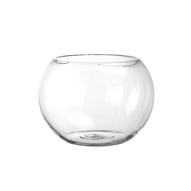 Fish tank pet glass factory new design large circular office fish tank aquarium