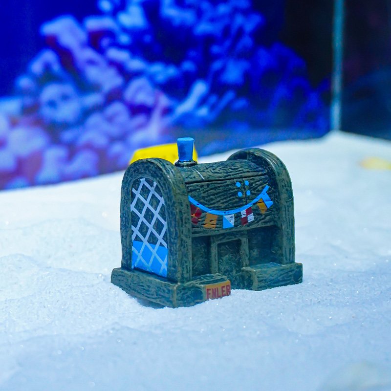 Hot Mini Pineapple House Fish Aquarium Decoration Octopus Home Krusty Krab Aquarium fish tank Decorative Ornament