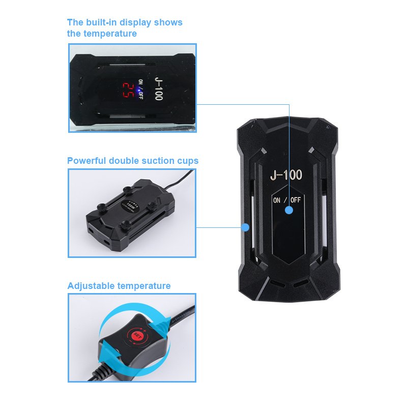 Wholesale Aquarium Heater Auto-shutoff Submersible Fish Tank Heater for Freshwater and Saltwater