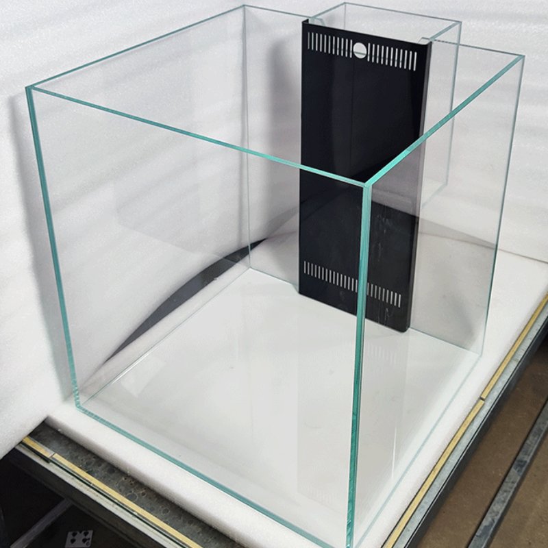 Desktop office aquarium portable cheap glass fish tank mini household desktop square aquarium