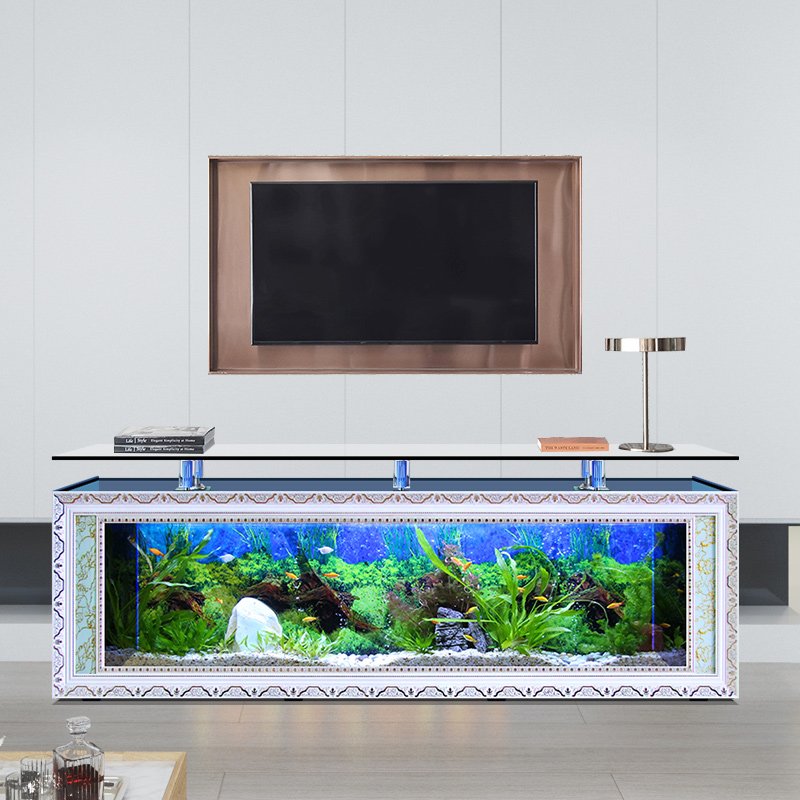 High Quality Glass Fish Tank Aquarium TV Stand Fish Tank For Living Room
