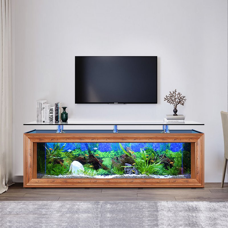 High Quality Glass Fish Tank Aquarium TV Stand Fish Tank For Living Room
