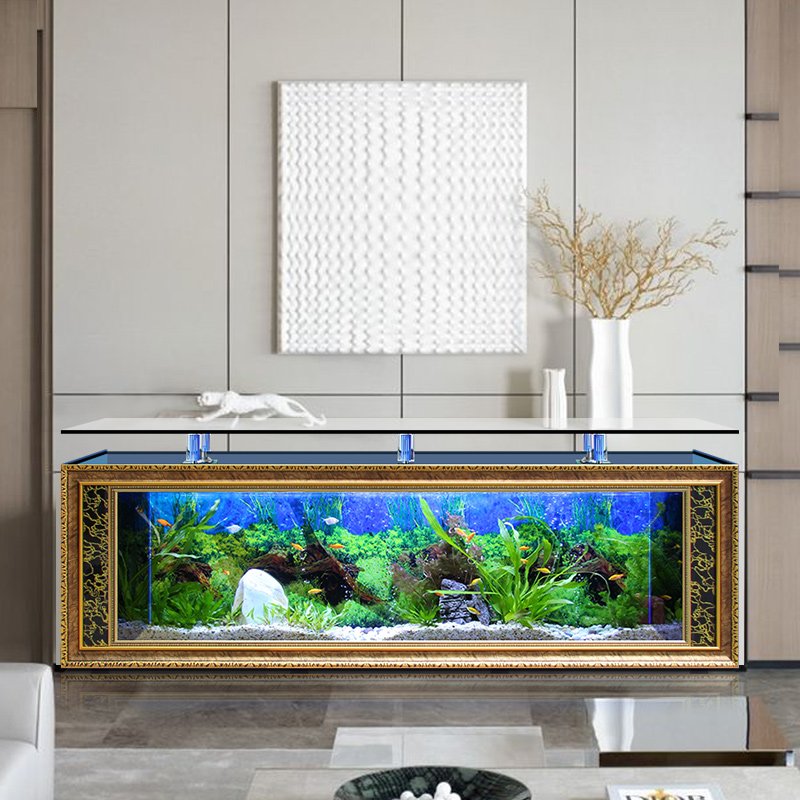 High Quality Glass Fish Tank Aquarium TV Stand Fish Tank For Living Room