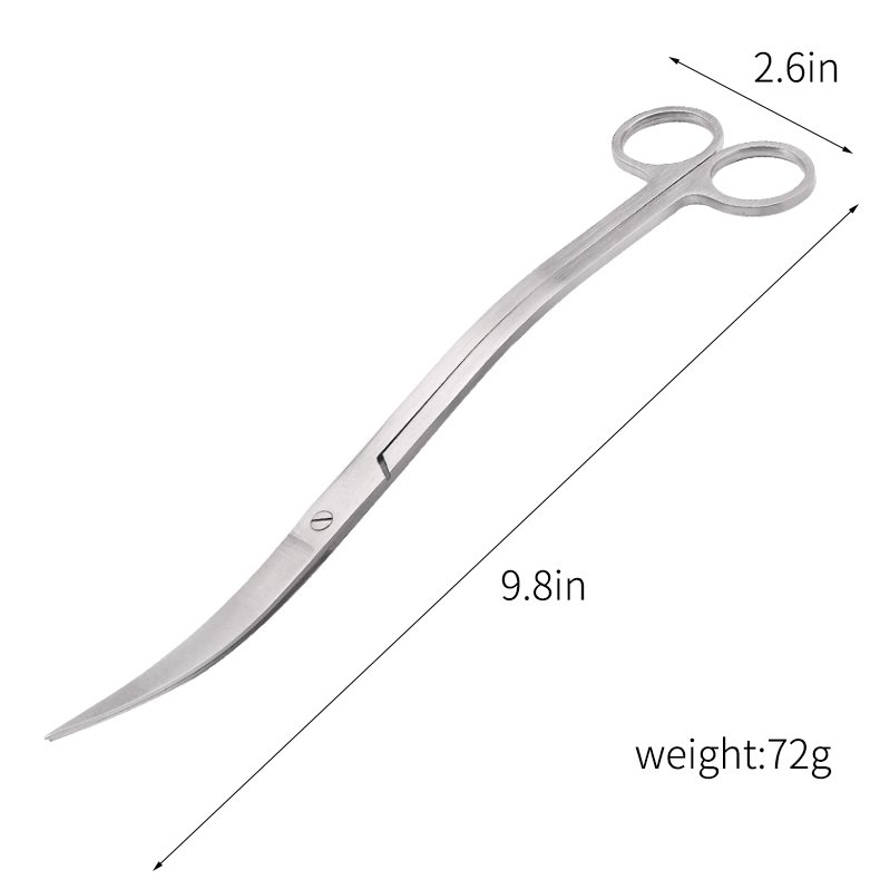 Stainless Steel Aquarium Plant Pruning Tools Scissors scissors algae scraper fish tank tool