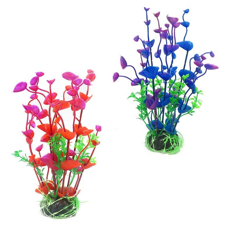Wholesale Terrarium Plants Aquarium 70cm Artificial Plants For Decor Aquarium Accessories Artifical Plants