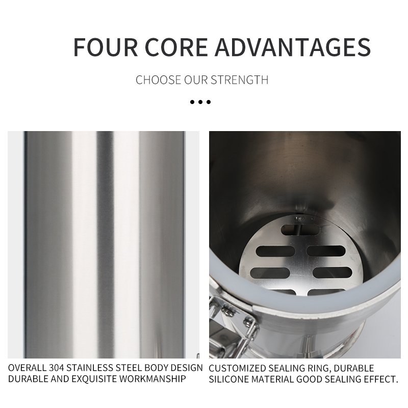 WYIN Aquarium filter bucket fish filter aquarium with service Fish tank stainless steel filter barrel