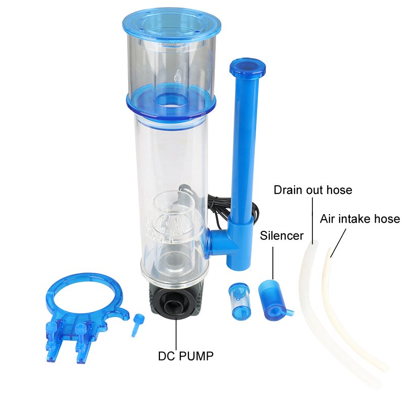 Heto Factory price Small Nano saltwater/seawater aquarium, reef/coral fish tank,saltwater filter protein skimmer aquarium marine