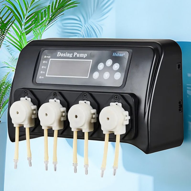 JUYANG Automatic Nutrient Doser 4 Channel Auto Dosing Pump Aquarium Programmable Titration Machine Dosing Pump For Coral Tank