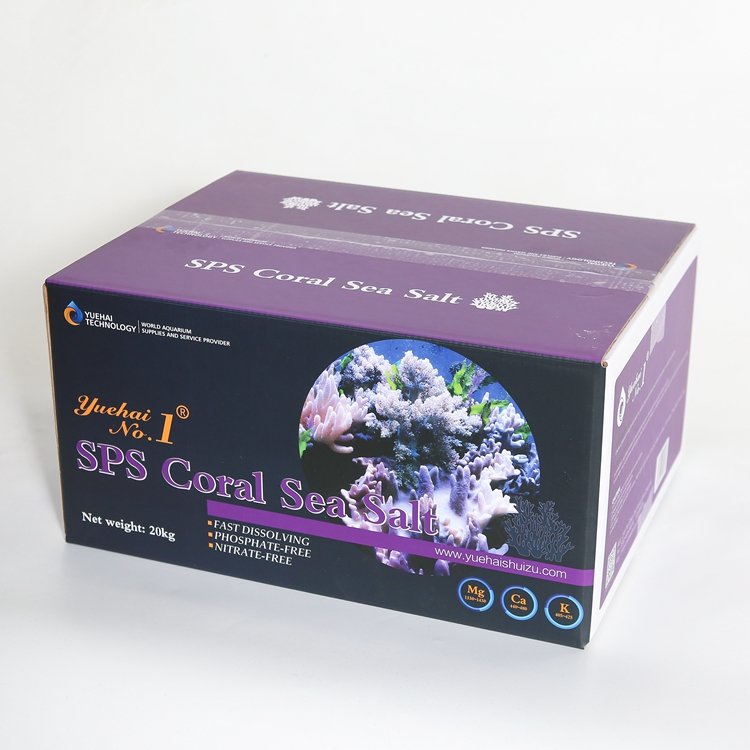 2024 Customized Direct Sale Accessories for Marine Aquarium Natural Reef Aquarium SPS Coral Sea Salt Made of Plastic