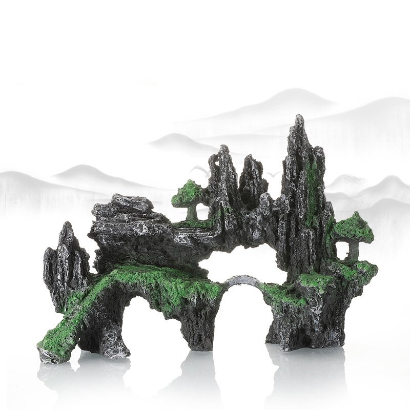 2024 New wn Fish Tank Landscape Aquarium Decoration Ornament Resin Crafts Fish Tank Decorations