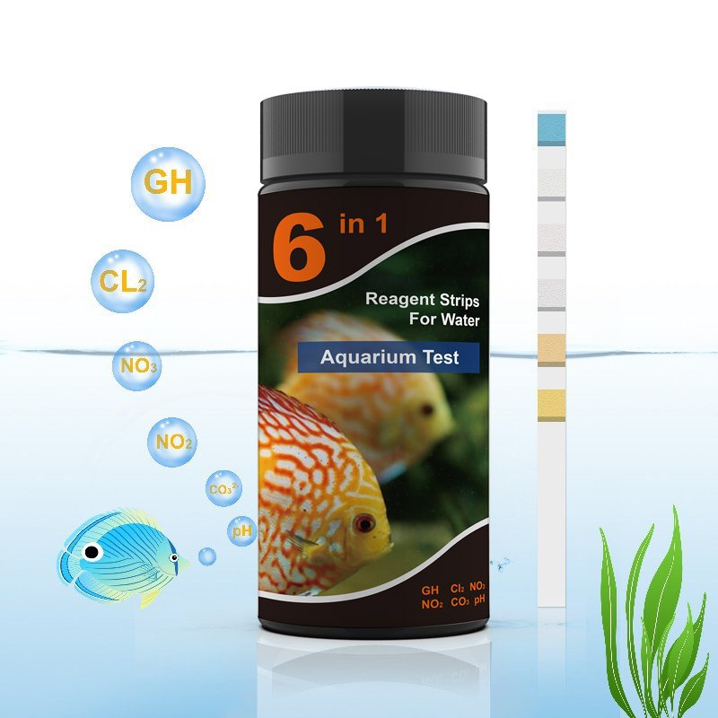 CI2 NO2 NO3 PH KH GH Water analysis test kit Aquarium test strips