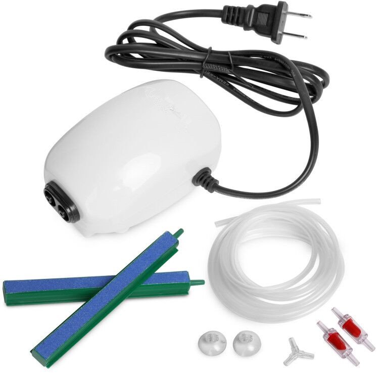 20 Gallon Fish Tank, Hydroponics Bubbler Aquarium accessories Oxygen Aerator