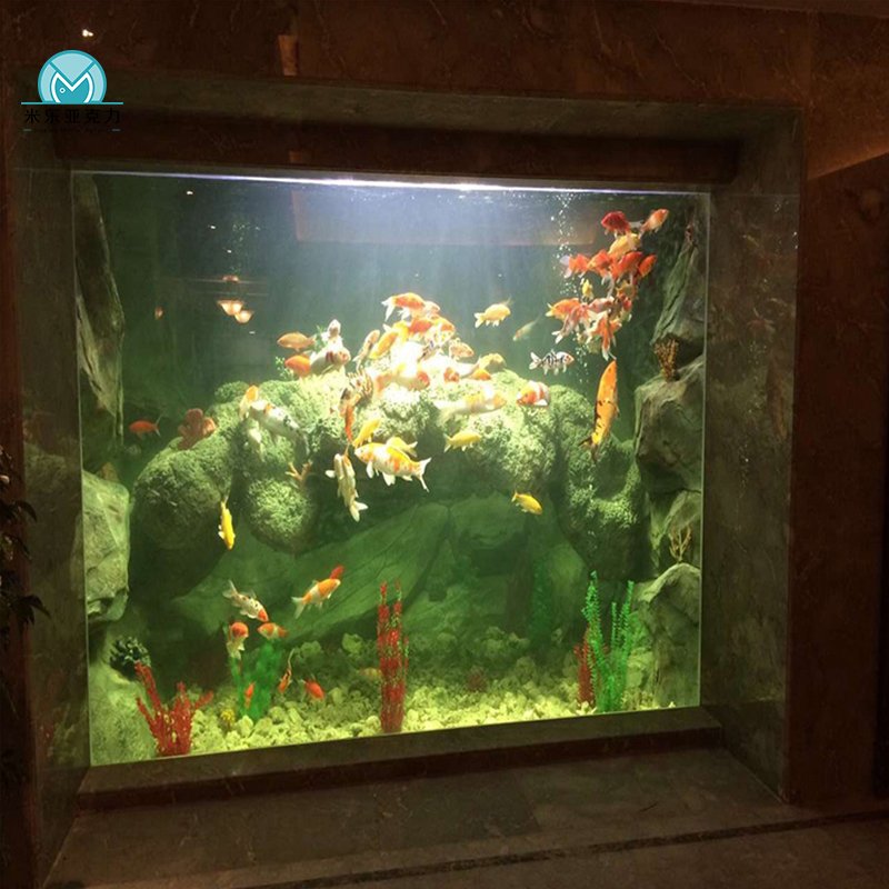 Low price sale guangdong big size new style acrylic cylinder tank for fish aquarium