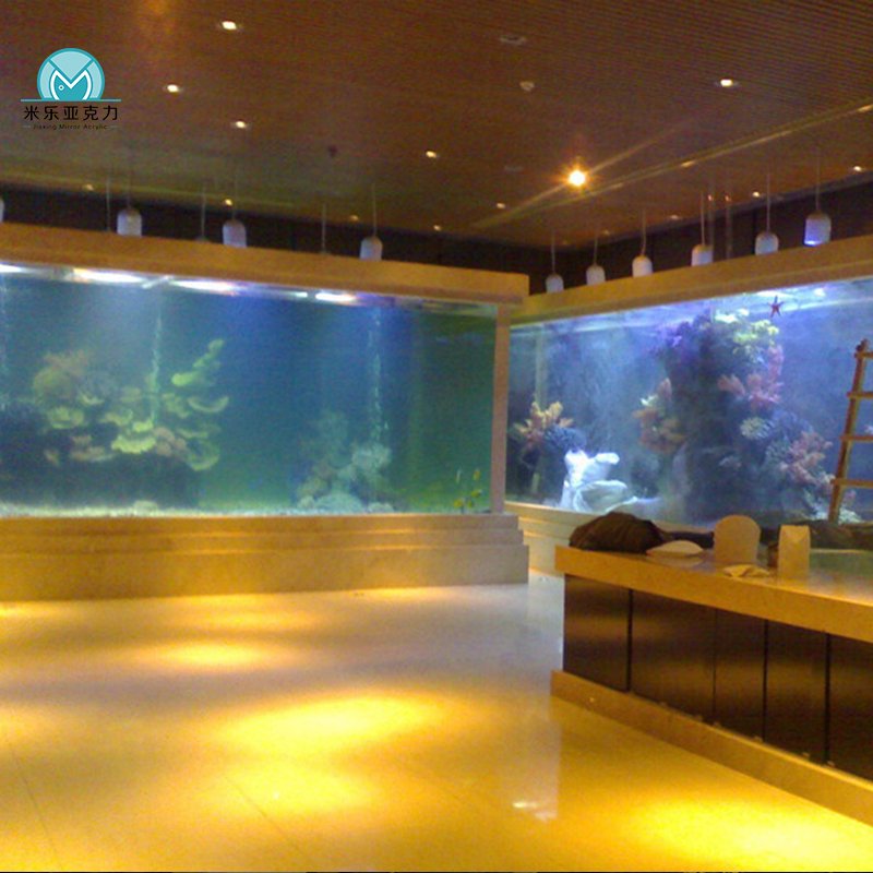Low price sale guangdong big size new style acrylic cylinder tank for fish aquarium