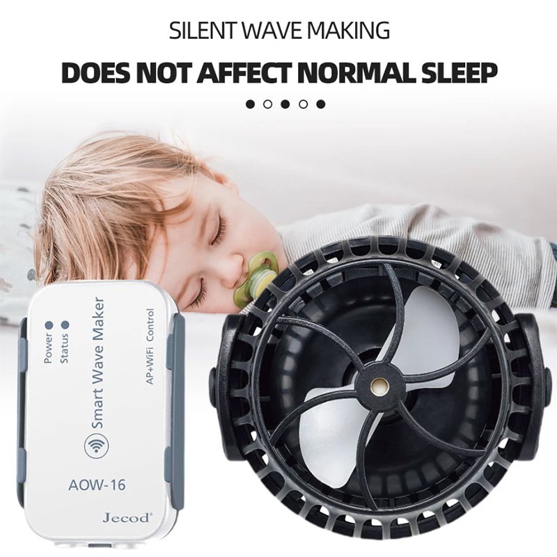 Smart AP+WiFi Controller Aquarium Wave Maker Pump ALW AOW Water Flow Pumps For Fish Tank Aquariums Submersible Pump Accessories