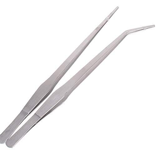Hot Sale Laser Logo Clean Can Be Used In water Rust Free Custom Logo Sizes Offered High Quality Extra Long Aquarium Tweezer