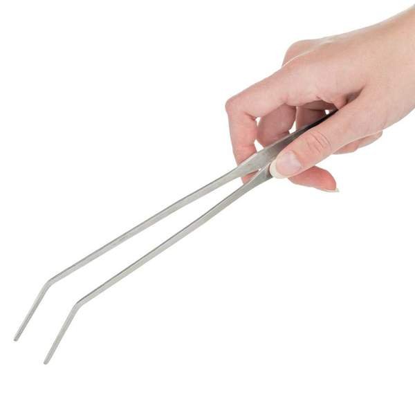 Hot Sale Laser Logo Clean Can Be Used In water Rust Free Custom Logo Sizes Offered High Quality Extra Long Aquarium Tweezer