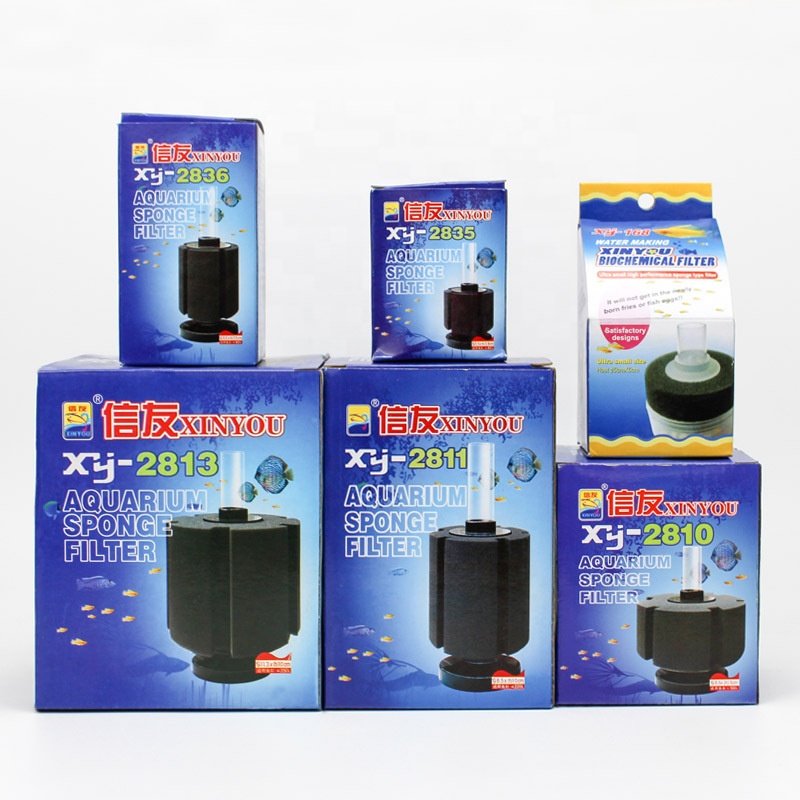 XY-2835 XY-180 Xinyou Sponge Filter Fish Tank Bio Sponge Foam Filter Aquarium Accessories