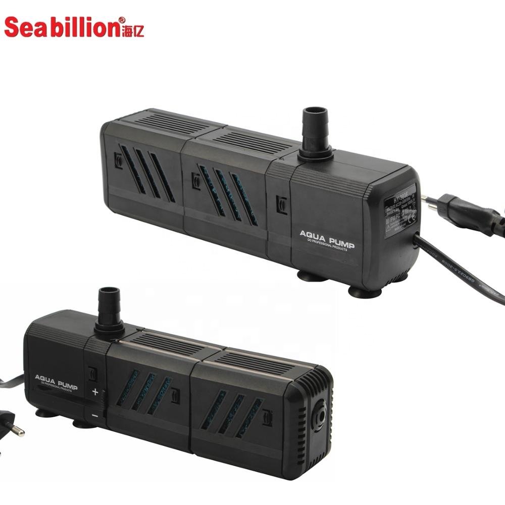 Seabillion 8W Submersible Water Pump 220GPH High Lift Water Fountain with Water Filtration For Aquarium Fish Tank Pond