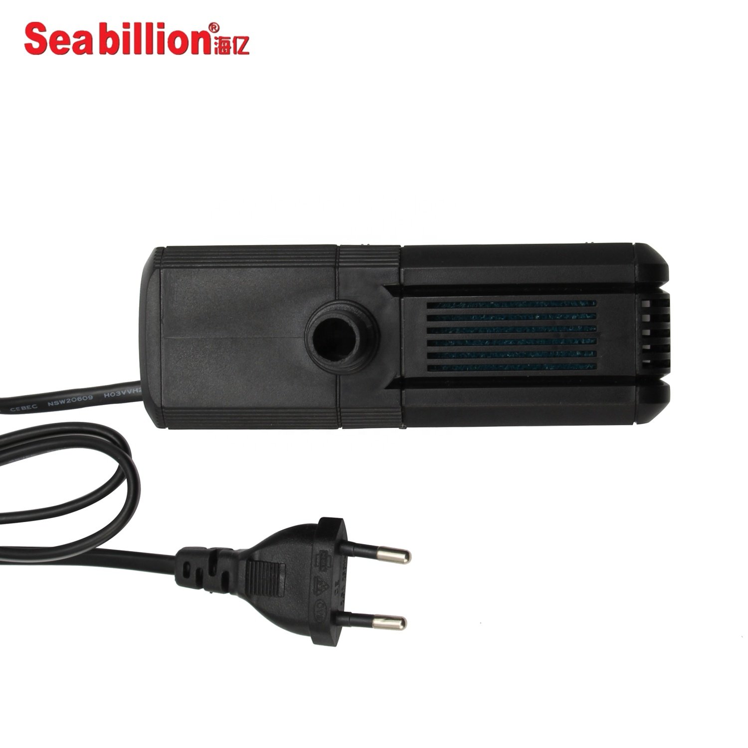 Seabillion 8W Submersible Water Pump 220GPH High Lift Water Fountain with Water Filtration For Aquarium Fish Tank Pond
