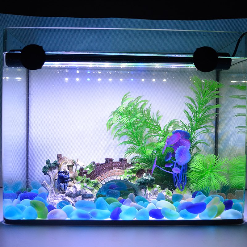 8W High brightness aquarium diving light plant tank plastic fish tank RGBLED lighting diving light