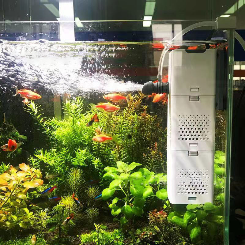 New Design Aquarium Submersible Water Pump Fish Tank Air Oxygen Pump Aquarium Filter Pump