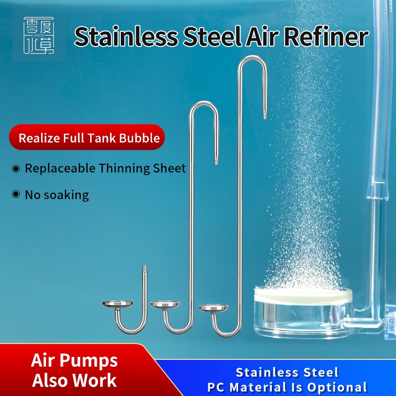 WYIN ZRDR Aquarium Mirror 304 stainless steel external refiner co2 atomiser decompression solenoid valve oxygen refiner