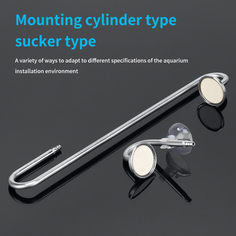WYIN ZRDR Aquarium Mirror 304 stainless steel external refiner co2 atomiser decompression solenoid valve oxygen refiner