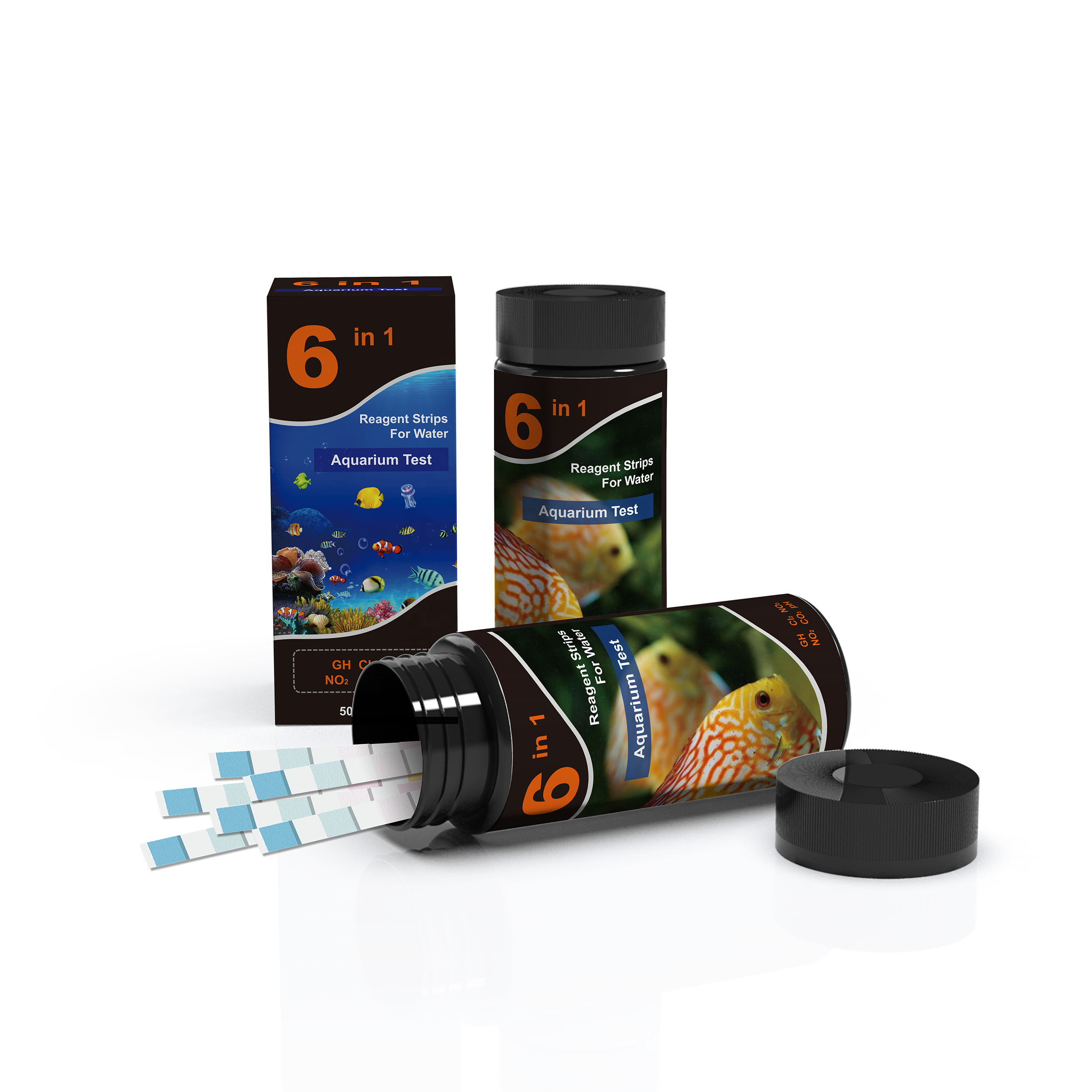 Fish pond test kit for Fish Use Weekly When Problems Appear aquarium water test strips