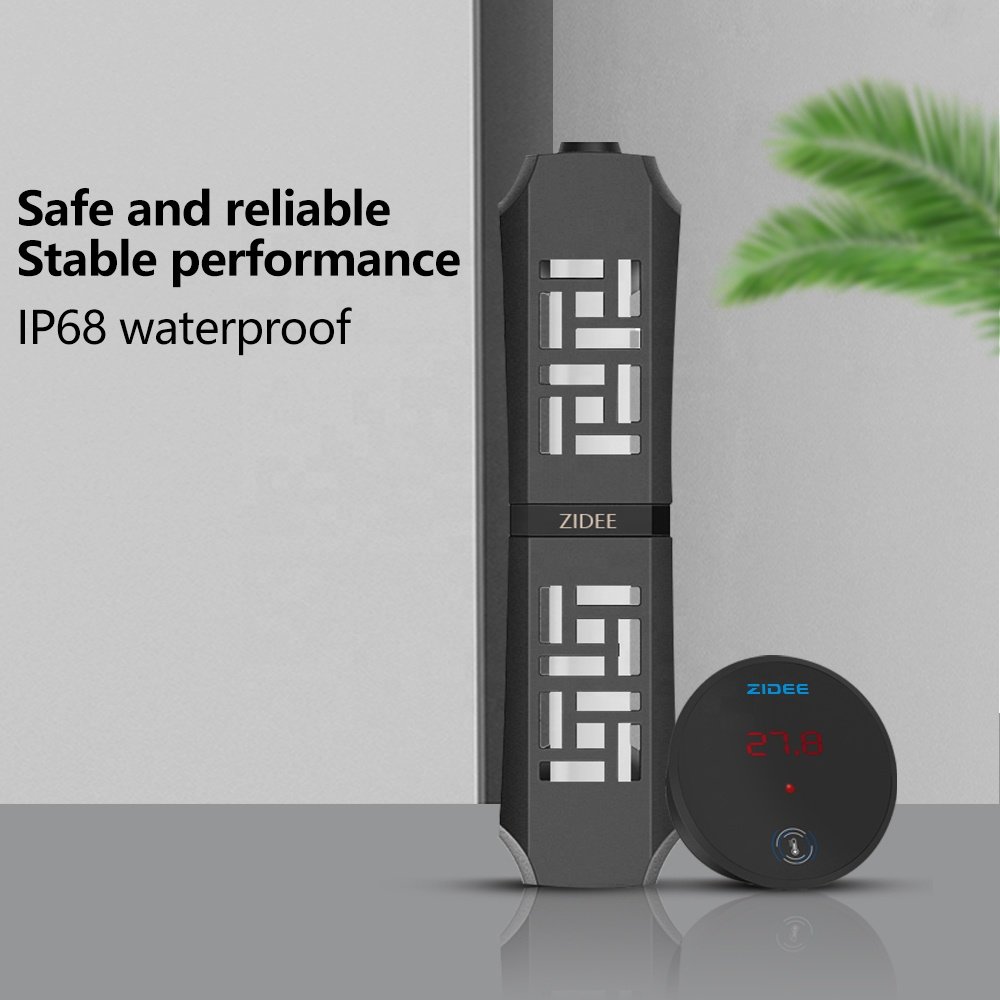 AH-04 series mini heater 35 75 150 300 500W heat guard digital submersible thermostat water ip68 fish tank aquarium heater