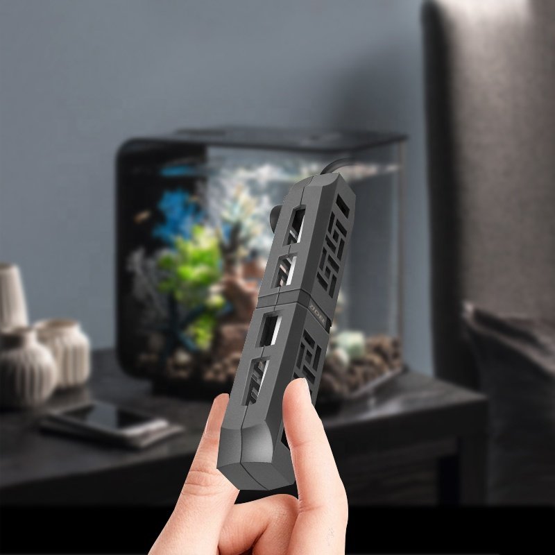 AH-04 series mini heater 35 75 150 300 500W heat guard digital submersible thermostat water ip68 fish tank aquarium heater