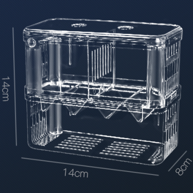 YEE Fish Tank Incubation Isolation Box Plastic Create Box Fish Keeper Aquarium Fish Incubator Box