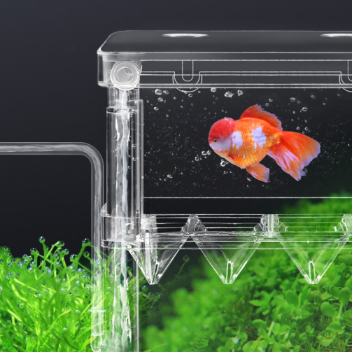 YEE Fish Tank Incubation Isolation Box Plastic Create Box Fish Keeper Aquarium Fish Incubator Box