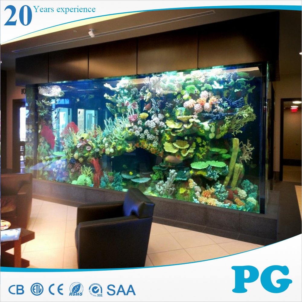 PG Clear Cast Acrylic Wall Mount Fish Tank Aquarium