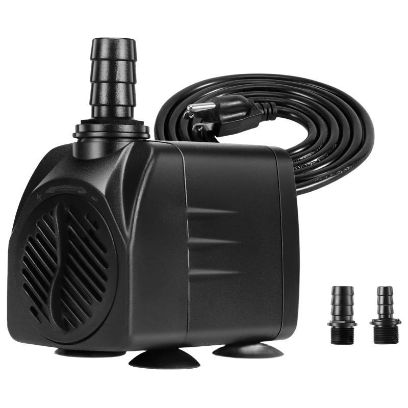 Electrical Aquarium Submersible Water Pump Ultra Quiet Fountain Pump Fish Tank Hydroponic Pumps 2500lh