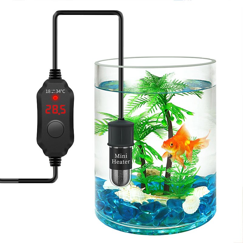 10W mini fish tank aquarium glass heater usb
