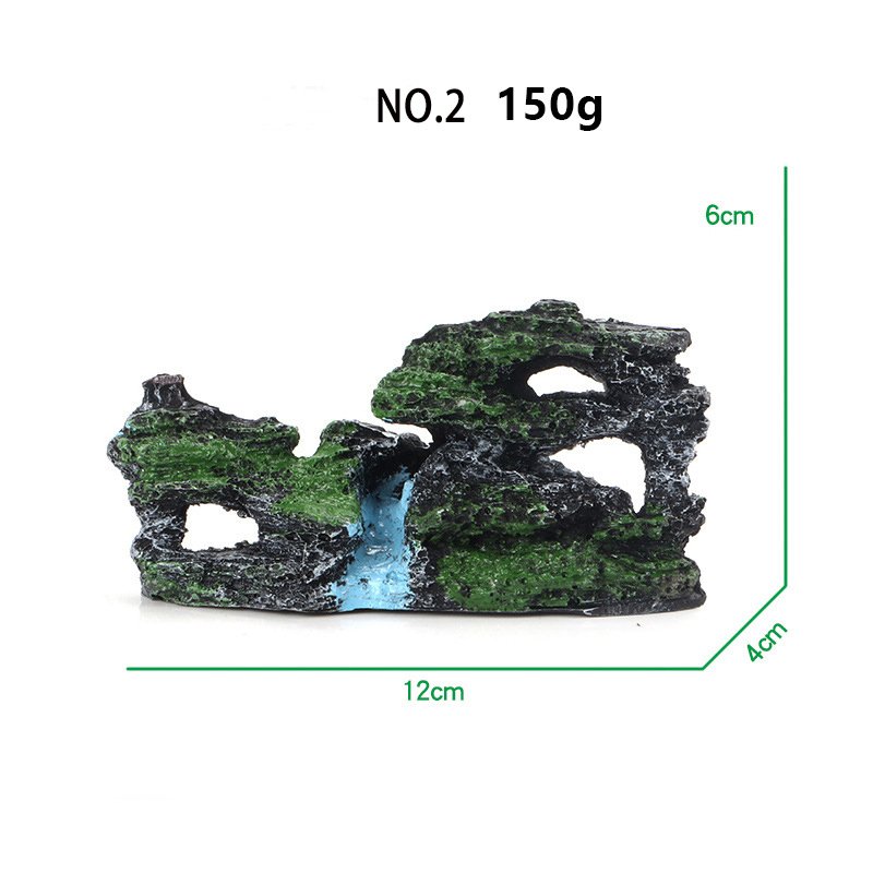 Wholesale Aquarium Fish Tank Landscape Resin Ornaments Resin Rockery