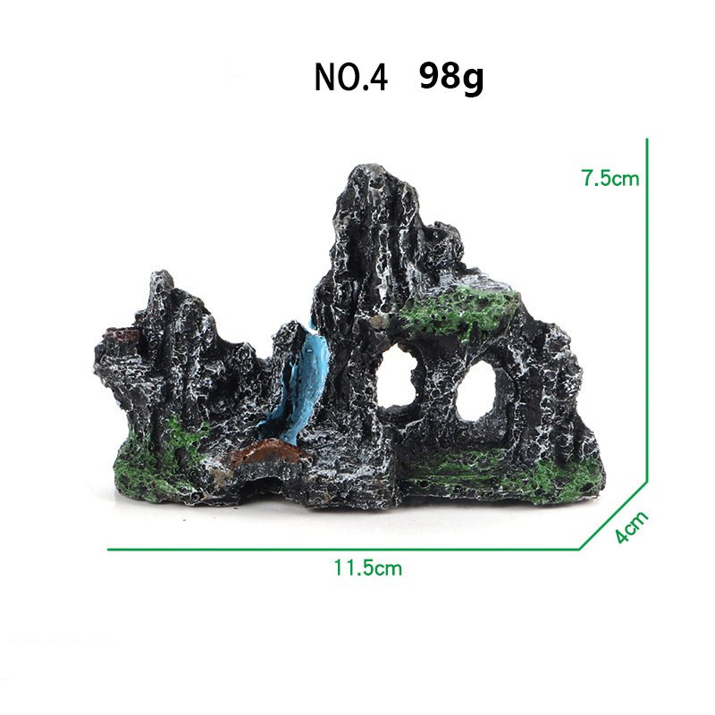 Wholesale Aquarium Fish Tank Landscape Resin Ornaments Resin Rockery