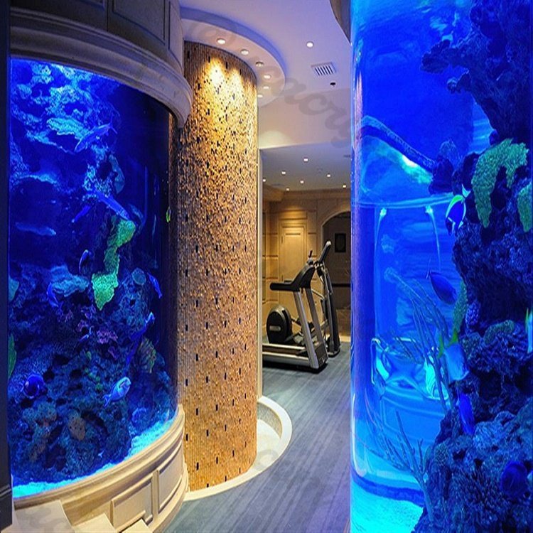Giant Customized Circle Cylinder Acrylic Fish Aquarium Tanks Tube Acrylic Aquarium acrylic Circle Aquarium